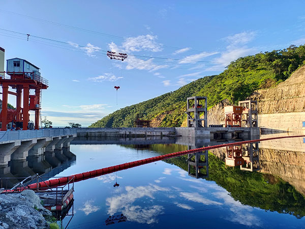 刚果(金)布桑加水电站水库。中铁资源集团供图